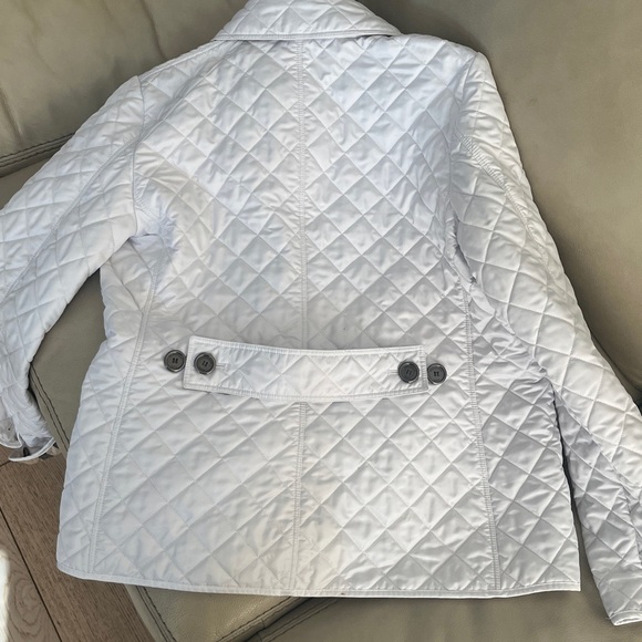 Burberry White Quilted Jacket - Picture 5 of 5